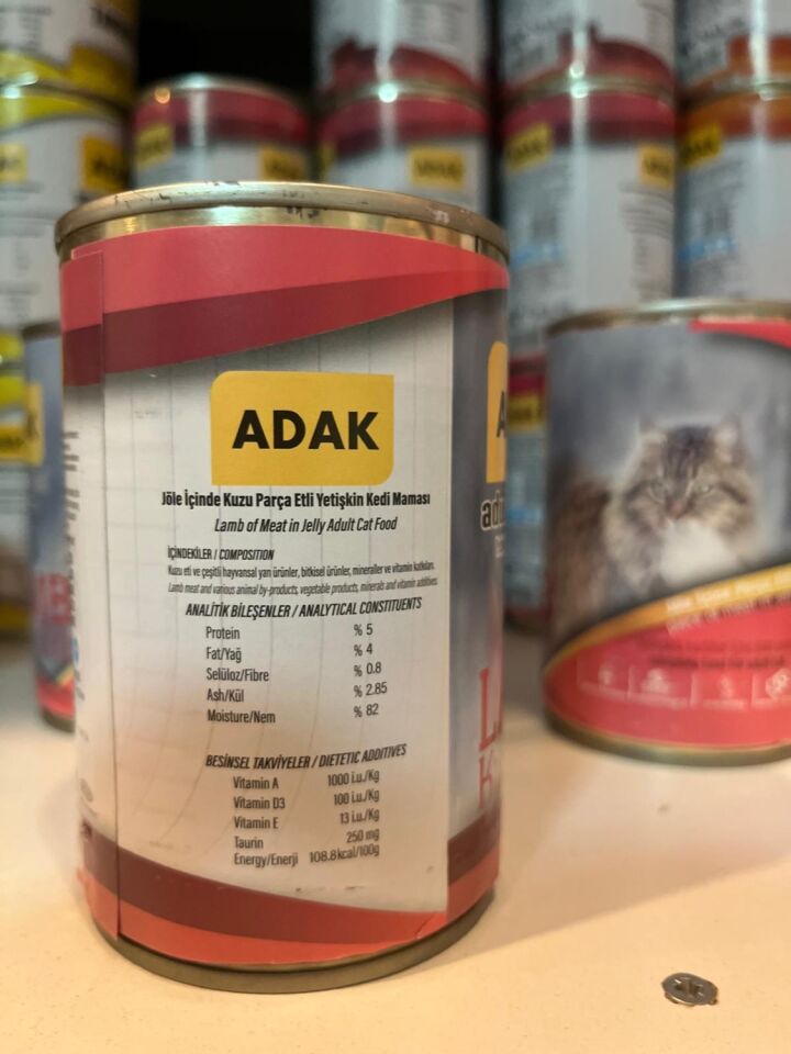 Adak Adult Cat Food Yetişkin Kedi MAMASI415X12