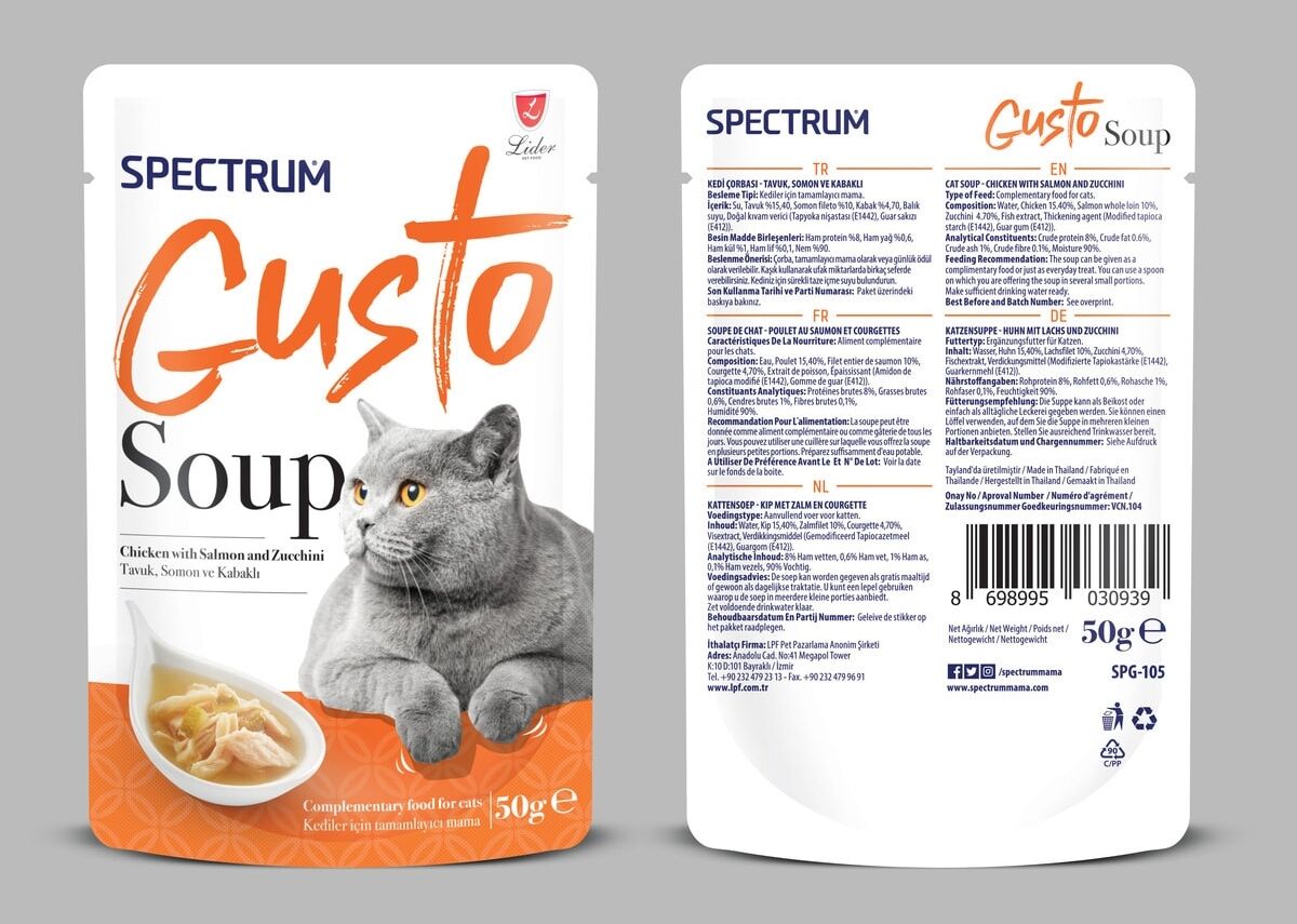 Somon,tavuk ve Kabaklı Kedi Çorbası