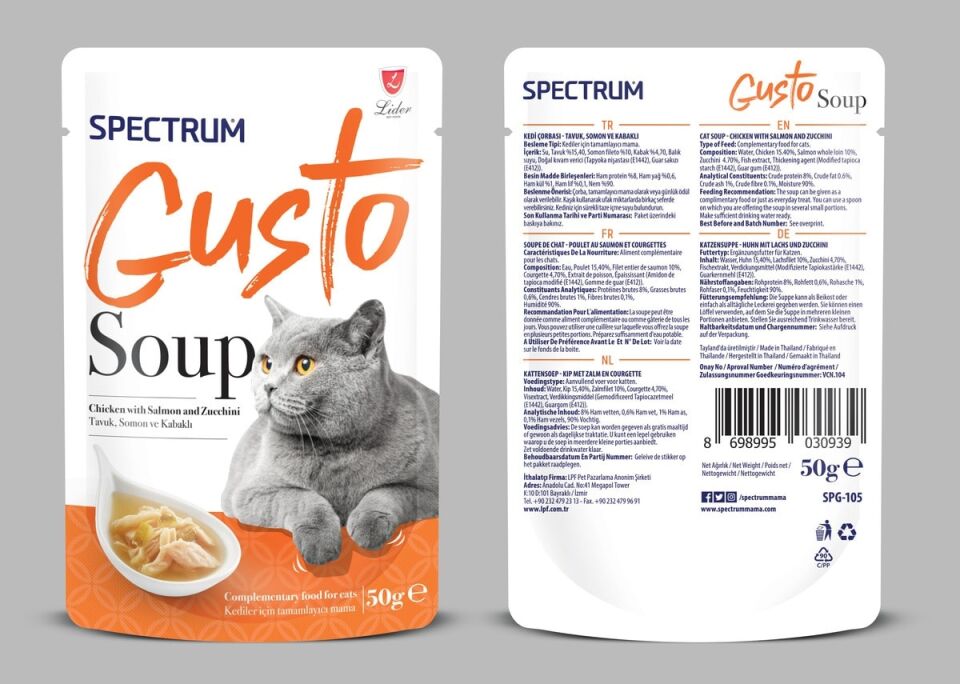 Somon,tavuk ve Kabaklı Kedi Çorbası