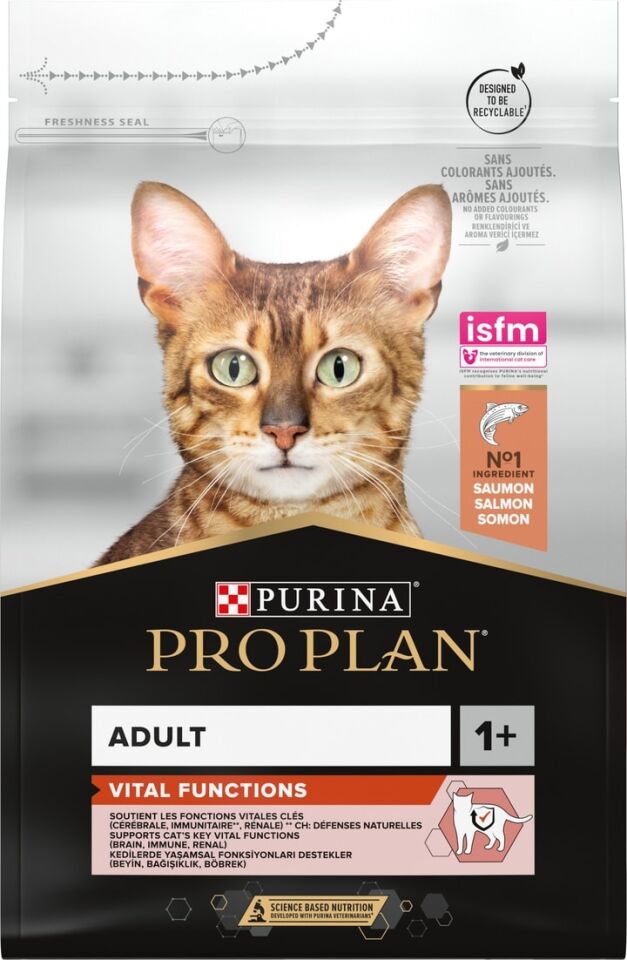 Pro Plan Yetişkin Kediler İçin Somonlu Ve Pirinçli Kedi Maması 10 Kg