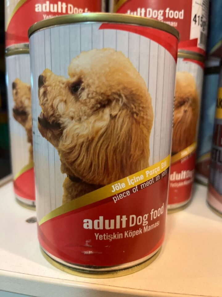 Adak Sığır Etli Köpek Konserve Mama 415*15