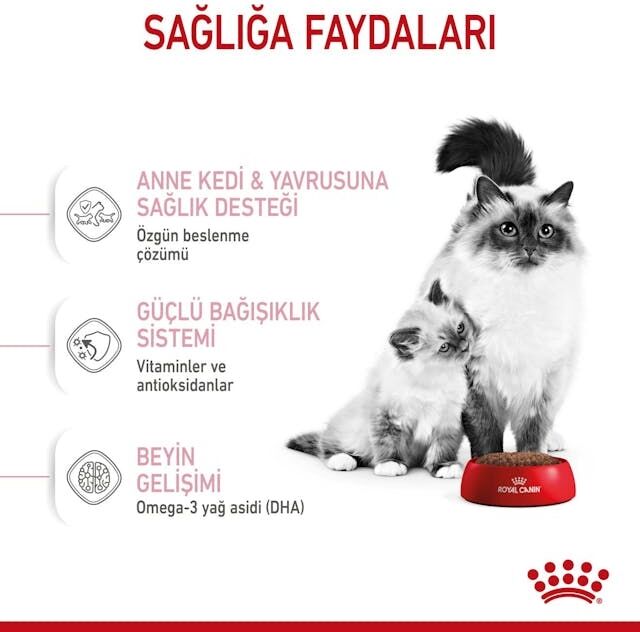 Mother&babycat Gebe/laktasyondaki Anne Ve Yavru Kedi Için Kuru Kedi Maması 4kg