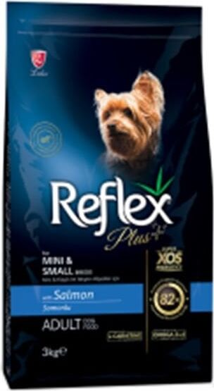 Reflex Plus Küçük Irk Yetişkin Köpek Maması 3 kg Tahılsız İşlenmiş Somon Proteini İçerir