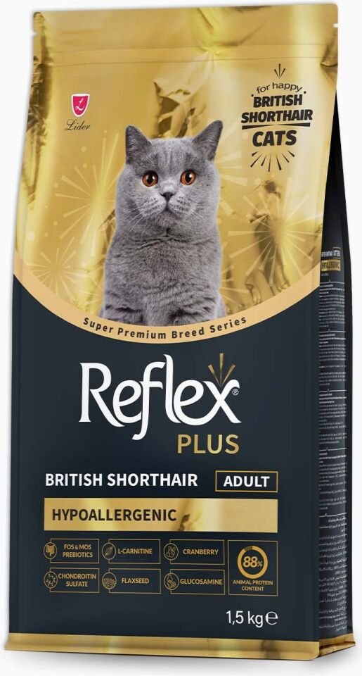Reflex Plus british shorthair Yetişkin Kedi Maması 1.5 kg