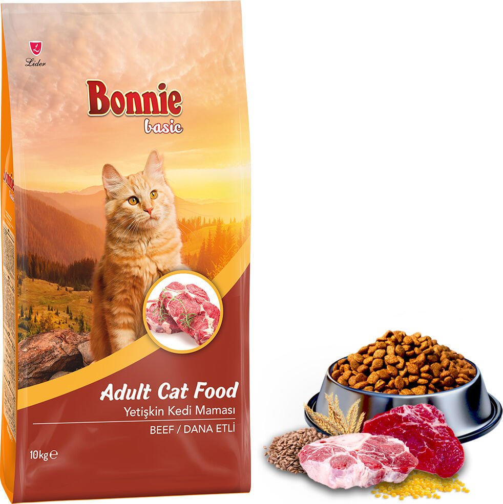 Bonnie Beef Dana Etli Yetişkin Kedi Maması 10 kg