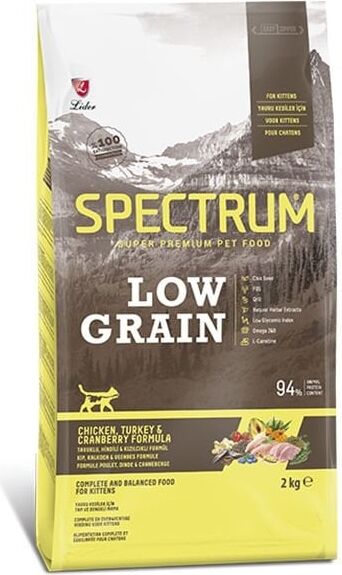 Spectrum Düşük Tahıllı Tavuk&hindi Yavru Kedi Maması 2 kg