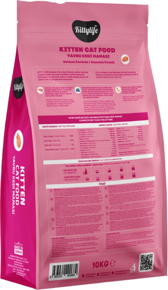 Kittylife Somonlu Yavru Kedi Maması