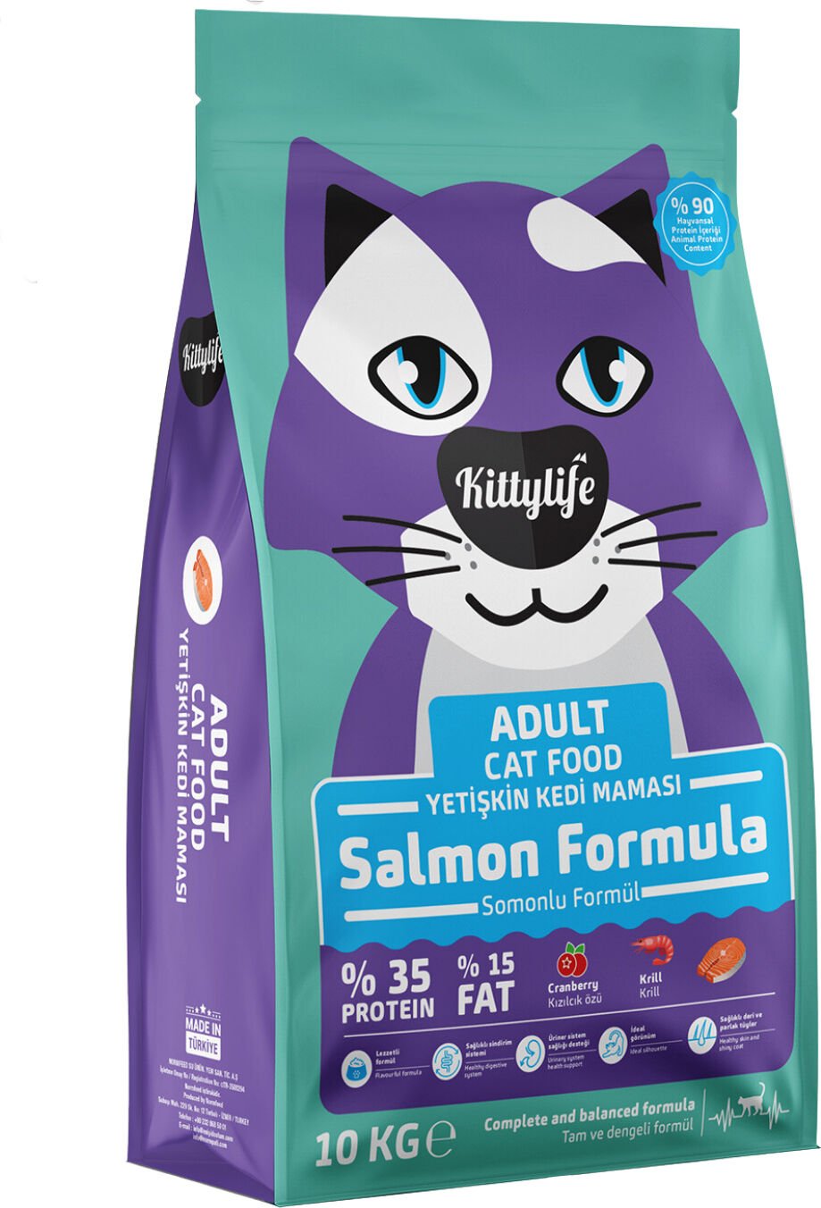 Kittylife Somonlu Yetişkin Kedi Maması