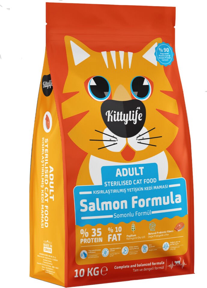 Kittylife Somonlu Kısır Kedi Maması