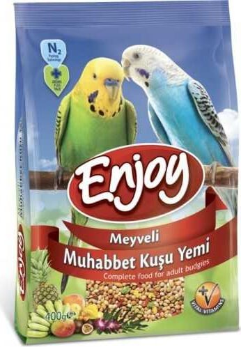 Enjoy Meyveli Muhabbet Kuşu Yemi 999 gr Vitamin ve Mineral İçeren Doğal İçerik