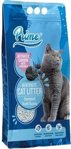 Prime Bentonit Aktif Karbon Topaklaşan Kedi Kumu 5 Lt