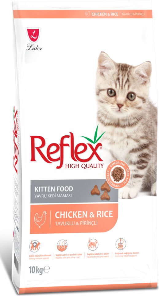 Reflex Kitten Tavuklu 10 kg Yavru Kuru Kedi Maması
