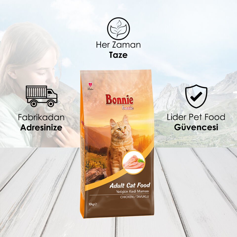 Tavuk Etli Yetişkin Kedi Maması - 10 Kg