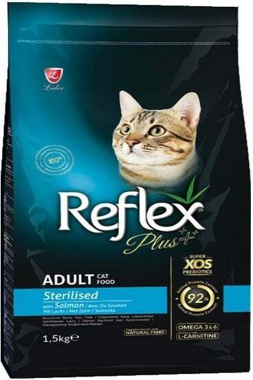 Reflex Plus Somonlu Kısırlaştırılmış Kedi Maması Ekonomik 1.5 Kg Yetişkin Kediler İçin