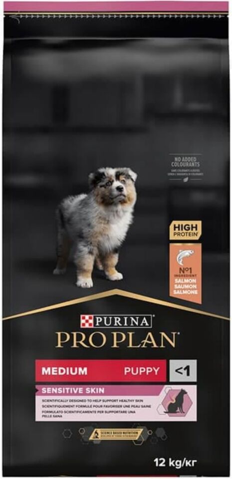 Pro Plan Puppy Somonlu Orta Irk Hassas Derili Yavru Köpek Maması 12kg
