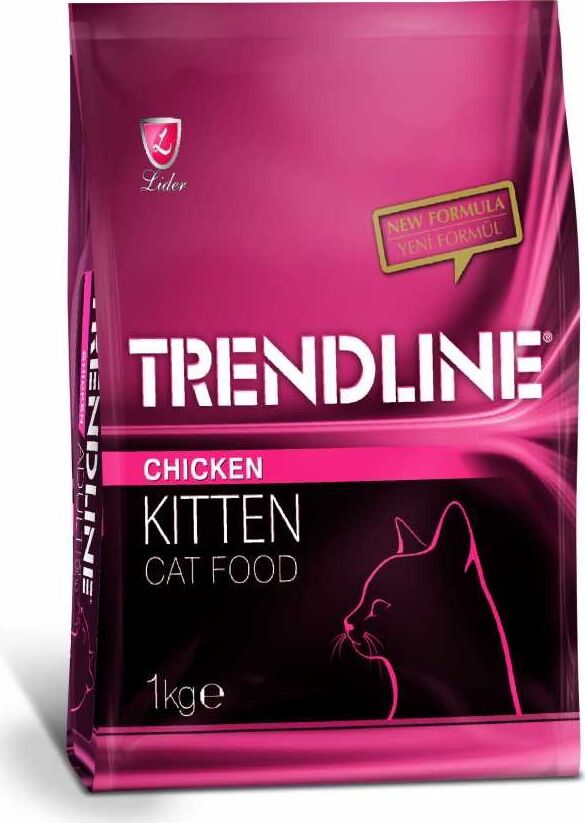 Trendline Tavuklu Yavru Kedi̇ Maması 1 kg