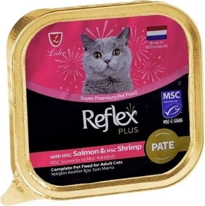 Reflex Plus Pate Somonlu ve Karidesli Kedi Konservesi 85 gr