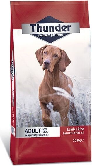 Thunder Kuzu Etli Pirinçli Yetişkin Köpek Maması 15 kg