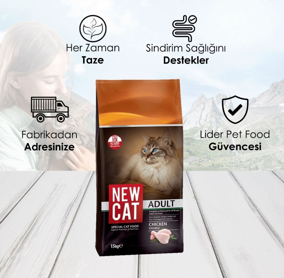 New Cat Kedi Maması 15 Kg