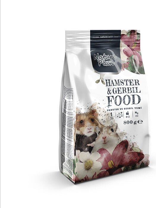 Nature Plan Hamster Yemi Dengeli Beslenme İçin Özel Karışım 800 gr Doğal İçerik