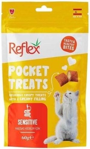 Reflex Pocket Treats Sensitive Kedi Ödül Maması 60 gr