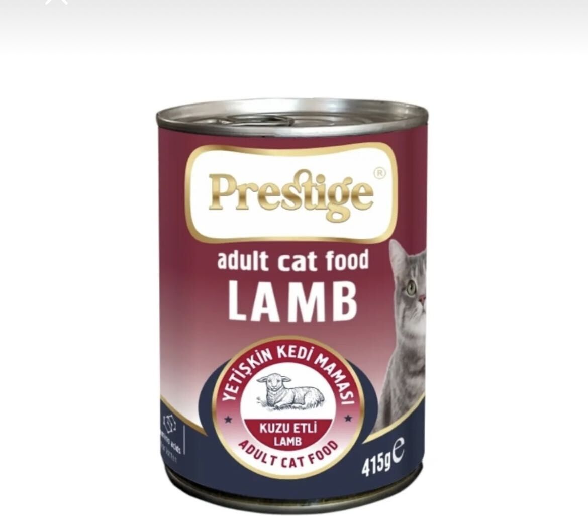 Prestıge Adult Cat Food Lamb 12 Adet 415 G