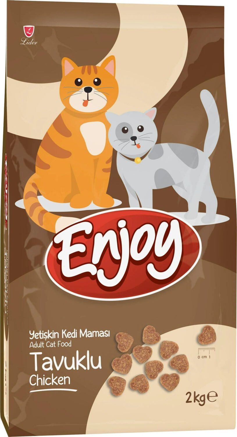 Enjoy Tavuklu Yetişkin Kedi Maması 2 kg