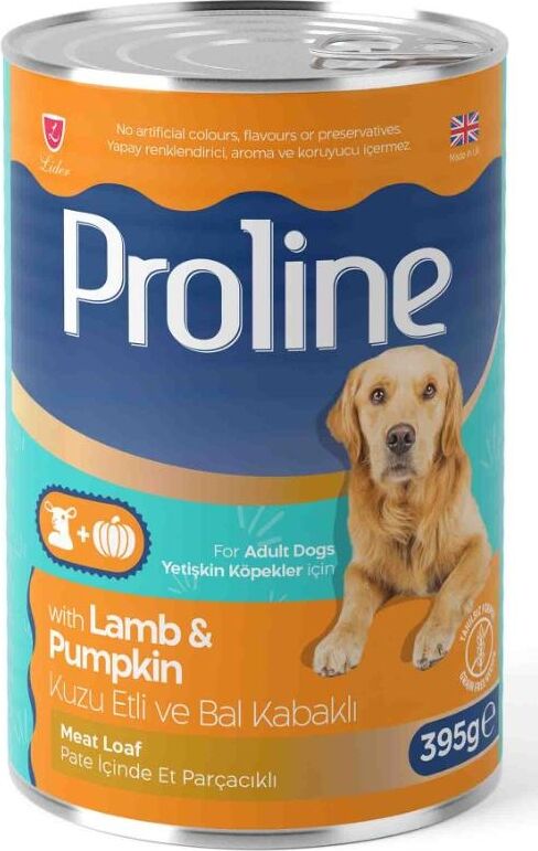 Pro Line Kuzulu ve Bal Kabaklı Gravy Yetişkin Köpek Konserve Maması 395 gr