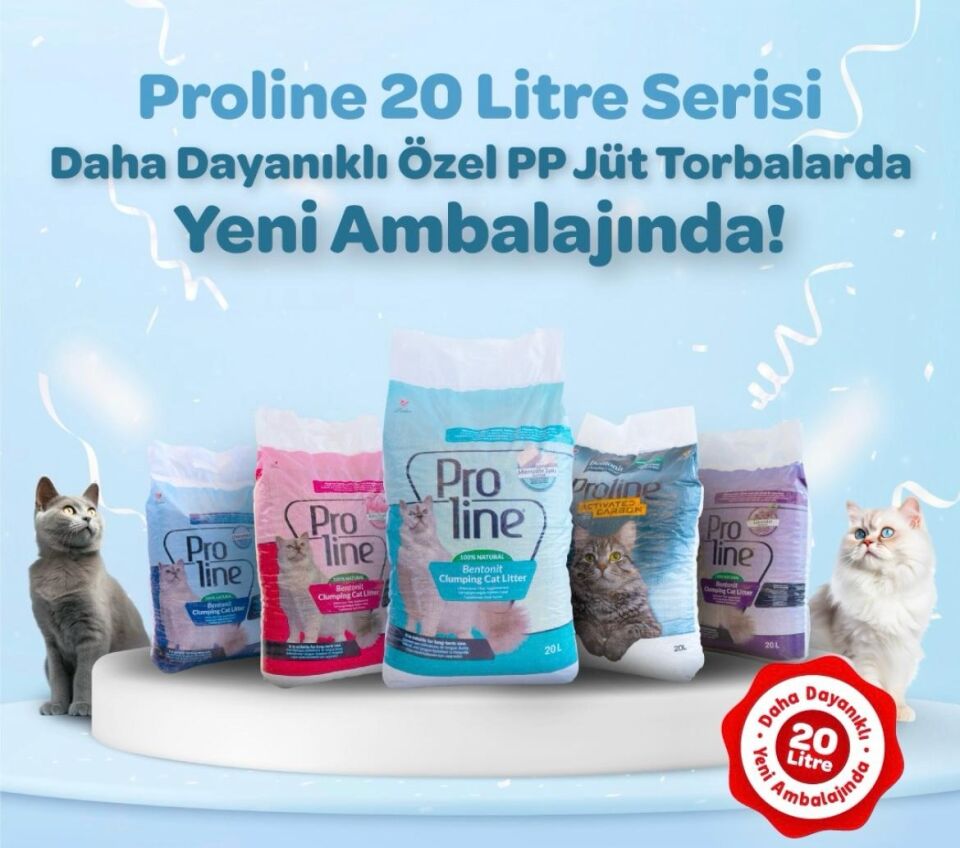 Pro Line Aktif Karbonlu Topaklanan Kedi Kumu 20LT