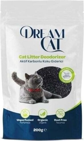 Dream Cat Aktif Karbonlu Kedi Kumu Koku Giderici 200 gr