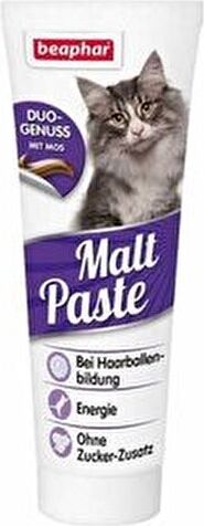 Beaphar Duo Kedi Malt Macunu 100 gr Tüy Yumağı Önleyici Lezzetli Enerji Desteği